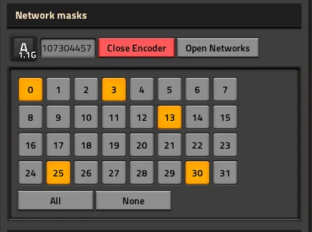 Bitmask Encoder Dialog